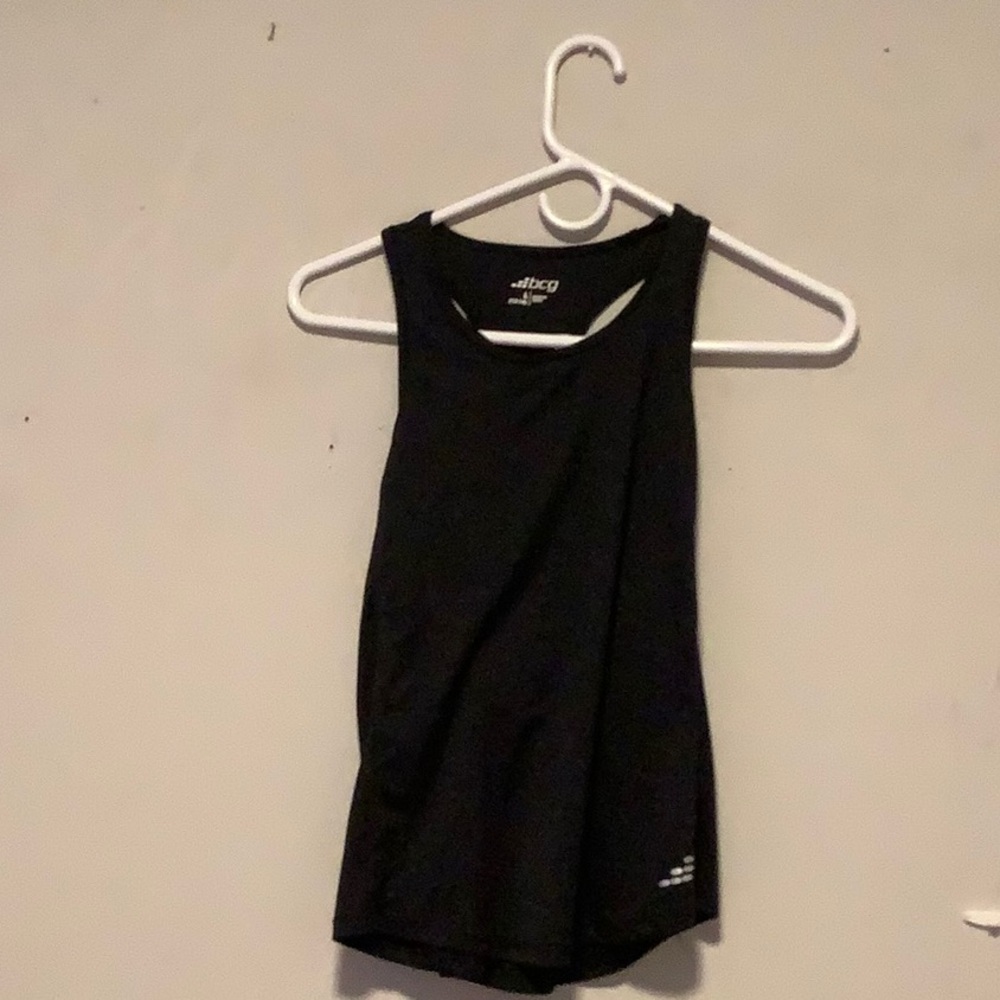 ALO Yoga Black Fitted Sleeveless Tank Top